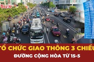 Video: Đường Cộng Hòa sau tháo dỡ dải phân cách cứng để giảm kẹt xe
