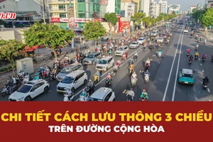 Hướng dẫn chi tiết cách lưu thông 3 chiều trên đường Cộng Hòa