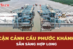 Diện mạo cầu Phước Khánh sẵn sàng hợp long vào tháng 6 tới