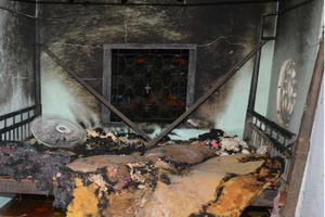 Bắt con rể phóng hoả đốt 3 người