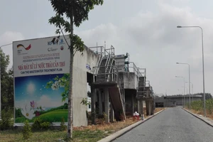 Nhà máy xử lý nước thải xây 15 năm sắp hoạt động