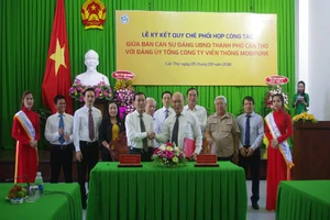 Cần Thơ ký kết Quy chế phối hợp công tác với MobiFone