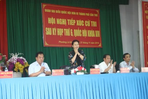 Các đơn vị phải cử người đứng đầu tham dự tiếp xúc cử tri