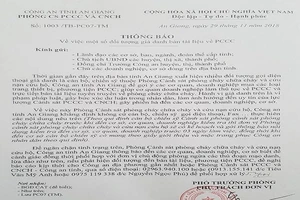 Giả Cảnh sát PCCC đi bán tài liệu