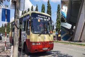 Hậu Giang thu hồi phù hiệu xe buýt bỏ tuyến