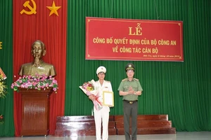 Công an Bến Tre có tân giám đốc