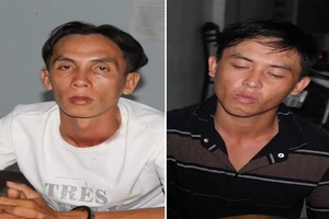 Hai người trộm xe máy ở BV Cần Thơ