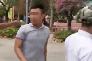 Ảnh vụ việc cắt từ clip