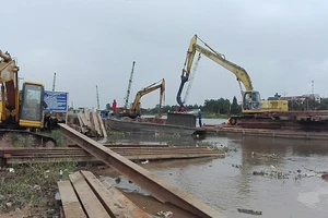 Ảnh minh họa thi công công trình xây dựng. Ảnh: HẢI DƯƠNG