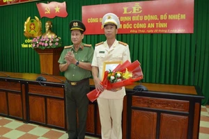 Công an Đồng Tháp có tân phó giám đốc