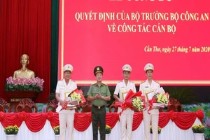 Công an Cần Thơ có 3 Phó giám đốc mới