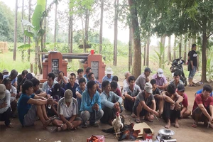 An Giang: Thấy công an, hàng chục người đá gà bỏ chạy