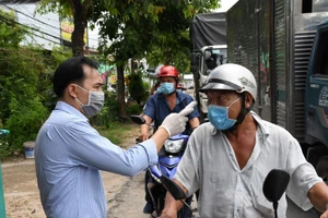 Chốt kiểm soát COVID-19 tại Trà Vinh