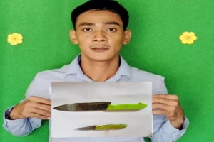 Nghi ngáo đá cầm dao la hét, chống trả công an