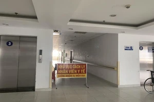Khu cách ly phòng chống dịch COVID-19 trong bệnh viện ở Cần Thơ. Ảnh: HD