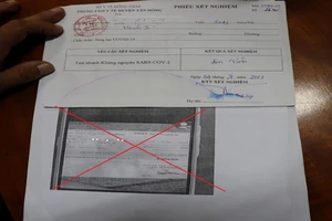 Sửa kết quả xét nghiệm COVID-19 từ âm thành dương tính rồi đăng Facebook