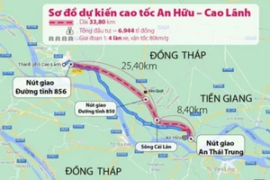Đồng Tháp kiến nghị nối dài tuyến cao tốc An Hữu – Cao Lãnh thêm 4km