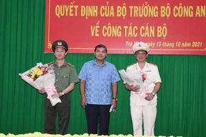 Nhân sự mới tại Cục An ninh điều tra và Công an tỉnh Trà Vinh