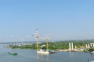 Cầu Mỹ Thuận 2 vượt tiến độ, 1 gói thầu đã hoàn thành