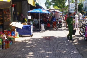 Hiện trường vụ án. Ảnh: Việt Anh