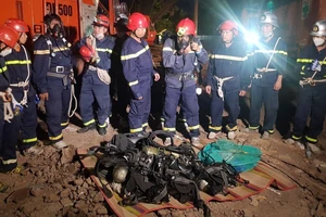 Đã đưa thi thể bé trai ở Đồng Tháp rơi vào ống trụ bê tông lên