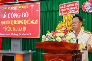 Phó Cục trưởng Cục An ninh nội địa làm Phó Giám đốc Công an Vĩnh Long