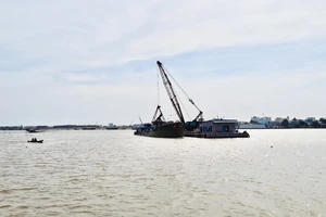 An Giang thu hồi giấy phép khai thác cát khu mỏ sông Tiền 