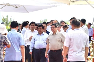 Thủ tướng Phạm Minh Chính dự lễ khởi công cầu Đại Ngãi