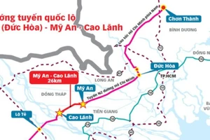 Tăng vốn đầu tư dự án cao tốc Mỹ An - Cao Lãnh