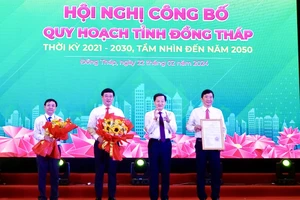 Phó Thủ tướng Lê Minh Khái dự công bố quy hoạch tỉnh Đồng Tháp