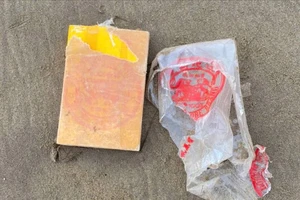 11 gói nghi là ma tuý dạt vào bãi biển tỉnh Trà Vinh