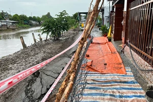 An Giang liên tiếp xảy ra 3 vụ sạt lở bờ sông