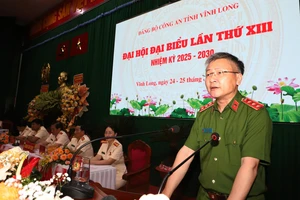 Thứ trưởng Nguyễn Ngọc Lâm dự Đại hội đại biểu Công an tỉnh Vĩnh Long và Đồng Tháp