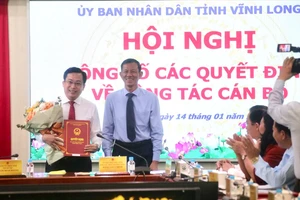 Vĩnh Long công bố quyết định điều động, bổ nhiệm Chánh Thanh tra tỉnh