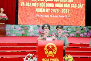 Hàng ngàn công an Cần Thơ bầu cử sớm để tập trung bảo vệ an ninh trật tự