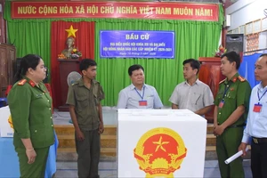 Công an cơ sở góp phần bảo đảm bầu cử an toàn tại Đồng Tháp