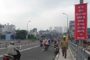 Thông xe nhánh mở rộng cầu Nguyễn Tri Phương