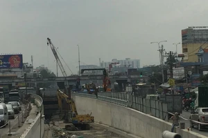 Gấp rút hoàn thành hầm chui dưới nút giao An Sương
