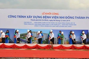 BV Nhi đồng TP sẽ hoàn thành vào ngày 30-9