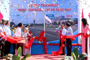 TP.HCM khánh thành đường mang tên ông Võ Trần Chí