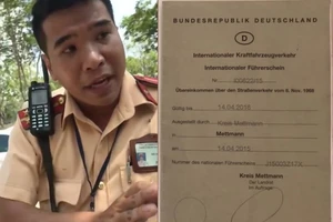 PC67 thông tin vụ CSGT Cát Lái từ chối bằng lái quốc tế