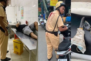 CSGT xông vào giải cứu người bị đâm nguy kịch
