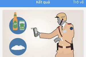 TP.HCM: Dân có thể tự kiểm tra nồng độ cồn bằng app