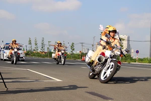 Cục CSGT dự Lễ ra mắt đội hình nữ CSGT dẫn đoàn của TP.HCM