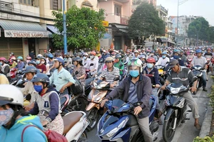 PC08 TP.HCM lên tiếng việc 'ùn ứ' ở đường Trường Chinh