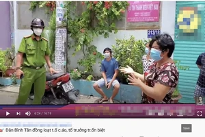 Phường thông tin về clip ‘dân Bình Tân đồng loạt tố cáo, tổ trưởng trốn biệt’