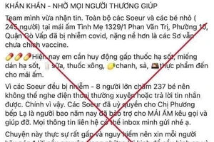 Phường thông tin về 'mái ấm có 245 người nhiễm COVID-19' ở quận Gò Vấp