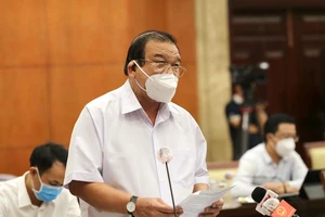 Ông Lê Minh Tấn, nguyên Giám đốc Sở LĐ-TB&XH TP.HCM. Ảnh: HOÀNG GIANG