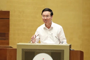 Thường trực Ban Bí thư Võ Văn Thưởng đã phát biểu kết luận. Ảnh: HOÀNG HẢI