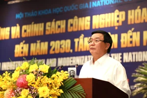 GS.TS Nguyễn Xuân Thắng, Giám đốc Học viện Chính trị Quốc gia Hồ Chí Minh. Ảnh: NGÔ TÙNG